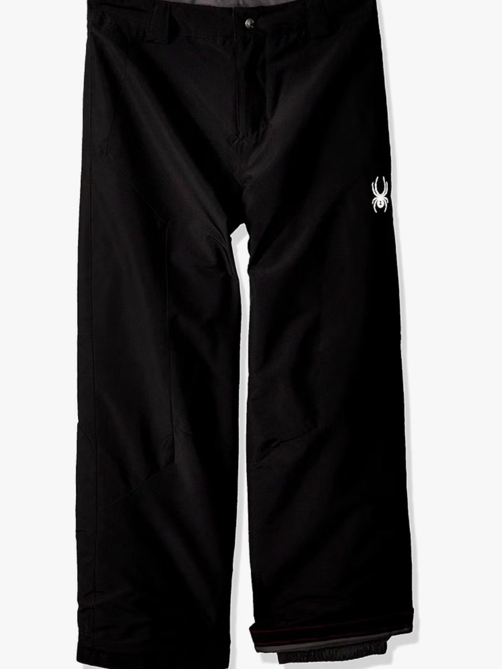 Spyder Kids Junior Siege Ski Bib Pants, Black, XS